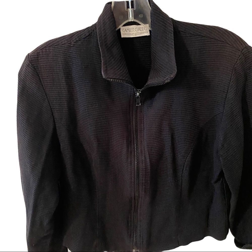 Camille Claudel Black Jacket Top Sz M